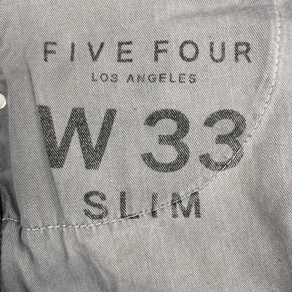 Five Four Los Angeles‎ Men's Size 33x31 Will Slim Black Button Fly Jeans